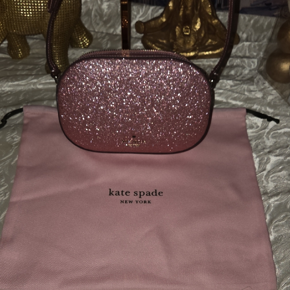 Kate Spade Glimmer Oval Camera Crossbody Bag